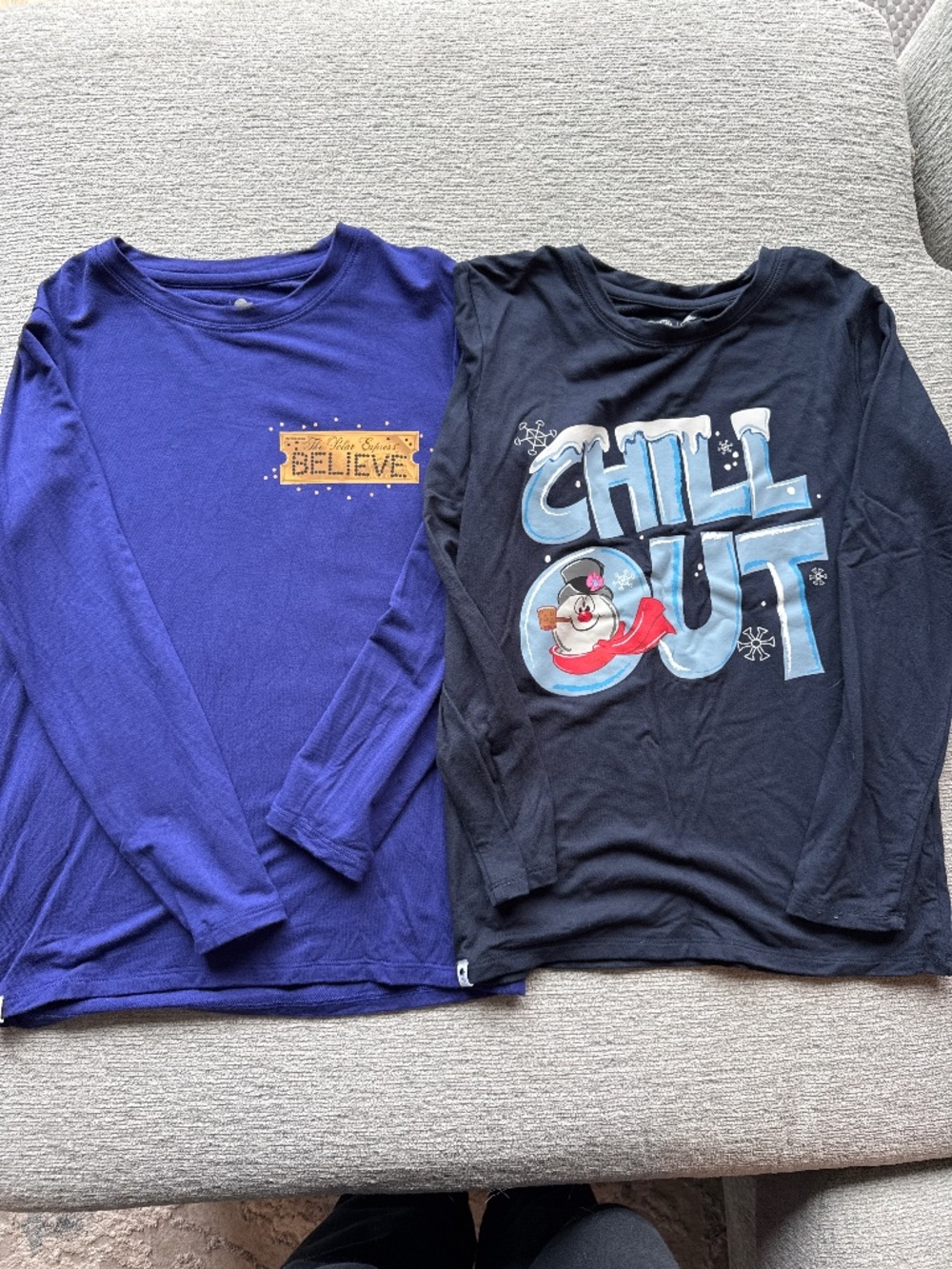 2 George hats holiday shirts